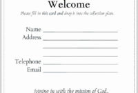 Church Visitor Card Template Word Awesome Apartment Guest For Printable Church Visitor Card Template Word