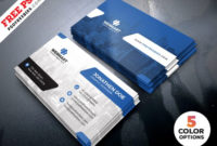 Clean Business Card Templates Psd Free Download | Arenareviews For Free Psd Visiting Card Templates Download