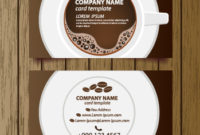 Coffee Shop Business Card Free Vector Download (27,612 Free Pertaining To Best Coffee Business Card Template Free