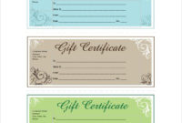 Company Gift Certificate Template In 2020 | Gift Certificate Within Company Gift Certificate Template