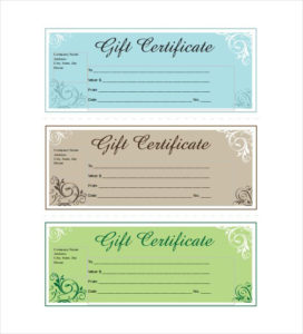 Company Gift Certificate Template In 2020 | Gift Certificate Within Company Gift Certificate Template