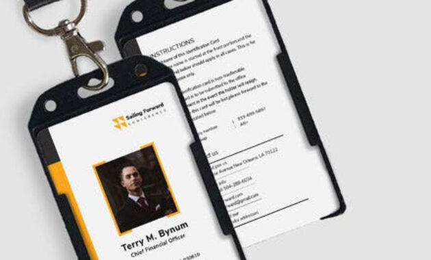 Conference Id Card Template Word | Psd | Indesign | Apple With Regard To Professional Conference Id Card Template