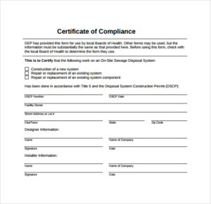 Conformity Certificate Templates – 10 Free Sample Templates With Regard To Certificate Of Conformity Template Free