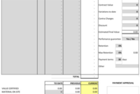 Construction Payment Certificate Template (6) Templates Intended For Construction Payment Certificate Template