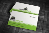 Cp00003 Corporate Construction Business Card Design | Free Inside Construction Business Card Templates Download Free