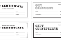 Create A Gift Certificate With Square'S Free Templates For 11+ Company Gift Certificate Template