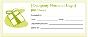 Create A Gift Certificate With These Free Microsoft Word Pertaining To Microsoft Gift Certificate Template Free Word