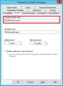 Create A Smartcard Logon Certificate Template Regarding Active Directory Certificate Templates