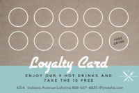 Create Loyalty And Gift Cards For Your Business Intended For Professional Customer Loyalty Card Template Free