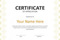Creative Certificate Template | Free Powerpoint Template Inside Powerpoint Certificate Templates Free Download
