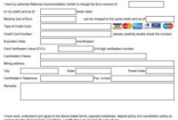 Credit Card Authorization Form – Printable Template All Intended For 11+ Credit Card Authorisation Form Template Australia