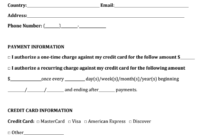 Credit Card Authorization Form Template | Housecall Pro Intended For Professional Credit Card Billing Authorization Form Template