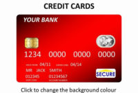 Credit Cards Template With Credit Card Template For Kids