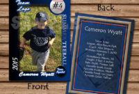 Custom Baseball Cards Little League Trading Cards Tball Within Custom Baseball Cards Template