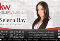 Custom Keller Williams Business Cards Template 1A Intended For Professional Real Estate Agent Business Card Template