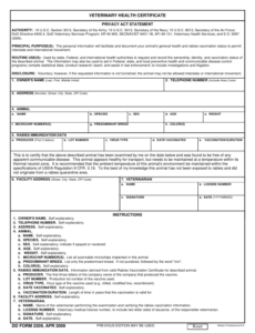Dd Form 2209 Download Fillable Pdf Or Fill Online Veterinary Within Rabies Vaccine Certificate Template
