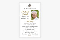 Death Anniversary Remembrance Card Hd, Hd Png Download Throughout Printable Death Anniversary Cards Templates