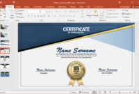 Design Your Own Personalized Certificates Fppt With Regard To Best Powerpoint Certificate Templates Free Download