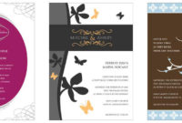 Diy Custom Wedding Invitation Template | Designmantic: The With Regard To Invitation Cards Templates For Marriage