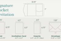 Diy Wedding Invitations Guide Cards & Pockets With Regard To Wedding Card Size Template