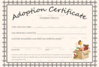 Doll Adoption Certificate Template Throughout Pet Adoption Throughout Pet Adoption Certificate Template