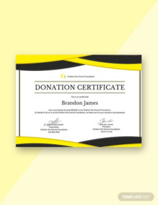 Donation Certificate Template 7+ Word, Pdf, Ai, Indesign Pertaining To Donation Certificate Template