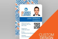 Double Sided Portrait Id Card Custom Design | Diseños De Inside Printable Pvc Id Card Template
