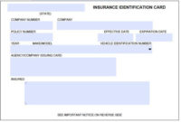 Download Auto Insurance Card Template | Id Card Template Pertaining To Car Insurance Card Template Free