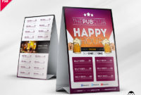 Download] Beer Cafe Tent Card Free Psd | Psddaddy With Regard To Printable Free Tent Card Template Downloads