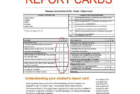 Download Best Report Card Templates For Homeschool, High With Regard To Quality Fake College Report Card Template
