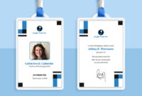Download Free Employee Id Card Templates Word (Doc) | Psd In Employee Card Template Word