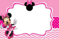 Download Free Printable Minnie Mouse Pinky Birthday Inside Minnie Mouse Card Templates