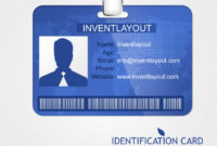 Download Identification Card Psd | Inventlayout Pertaining To Id Card Design Template Psd Free Download