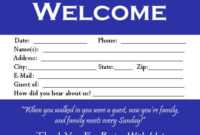 Download This Visitor Card (Click The Link Below) Church For Printable Church Visitor Card Template Word