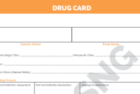 Drug Card Template | Nursing Intended For Printable Med Card Template