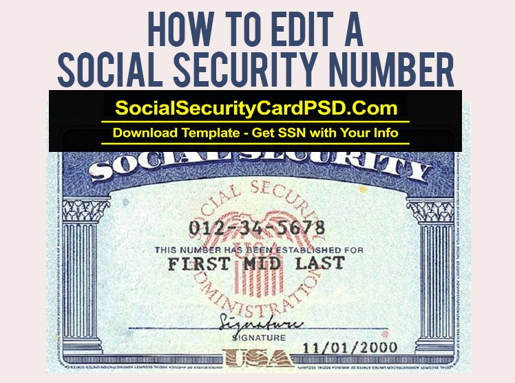 Editable Social Security Card Template Software In 2020 Throughout 11+ Fake Social Security Card Template Download