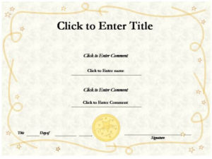 Education Award Certificate Powerpoint Templates Within Powerpoint Award Certificate Template