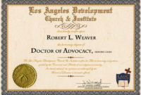 Elite Package: Both Honorary Master'S & Honorary Doctorate In Professional Doctorate Certificate Template