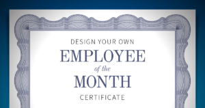 Employee Of The Month Certificate | When I Work Throughout Best Employee Of The Month Certificate Template