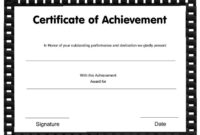 Excellent Sales Achievement Certificate Template Inside Within Sales Certificate Template