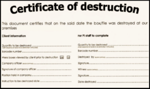 🥰5+ Free Certificate Of Destruction Sample Templates🥰 Intended For Free Certificate Of Destruction Template