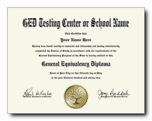 Fake Ged Diplomas And Transcripts Starting Under $40 Each! Regarding Free Ged Certificate Template