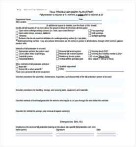 Fall Protection Certification Template (2) Templates In Best Fall Protection Certification Template
