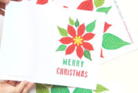 Festive Diy Pop Up Christmas Card (Free Template!) A Piece For 11+ Diy Christmas Card Templates