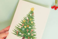 Festive Diy Pop Up Christmas Card (Free Template!) A Piece In 11+ Diy Christmas Card Templates