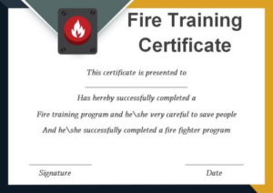 Fire Extinguisher Certificate Template (3) Templates Throughout Fire Extinguisher Certificate Template