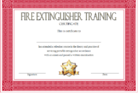 Fire Extinguisher Certificate Template In 2020 | Fire For Fire Extinguisher Certificate Template