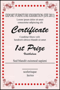 First Place Certificate Template (7) Templates Example With First Place Certificate Template