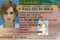 Florida Driver'S License Editable Psd Template Download In Florida Id Card Template