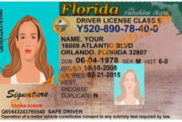 Florida Drivers License Psd Template – Photoshop File Throughout Professional Florida Id Card Template